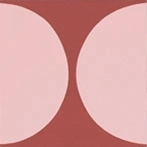Pink and red cement tiles